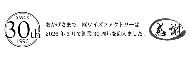 ���C�Y�t�@�N�g���[�͑n��30���N